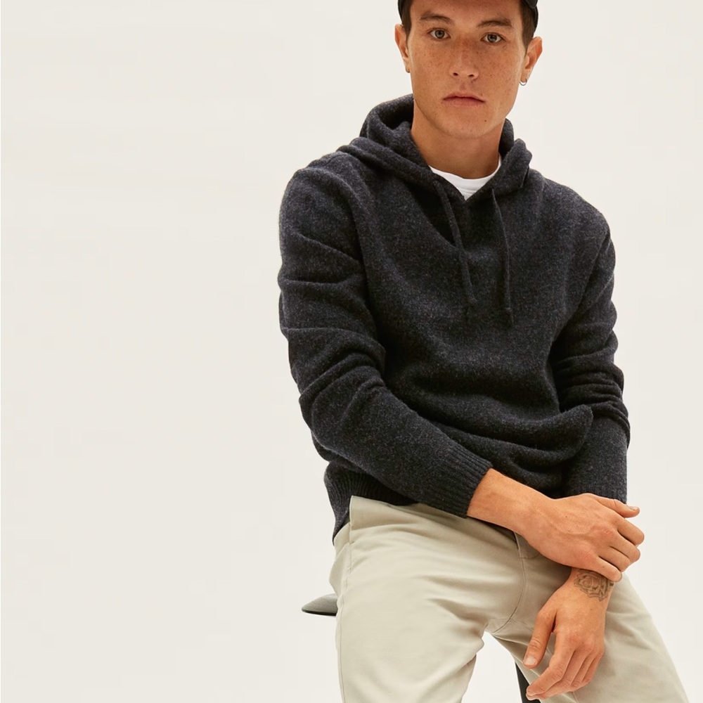 Everlane Men’s Felted Merino Hoodie